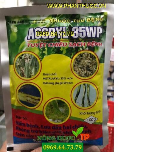 ACODYL 35WP- Thuốc Đặc Trị Nấm Bệnh, Nứt Thân, Xì Mủ, Sương Mai, Cháy Dây