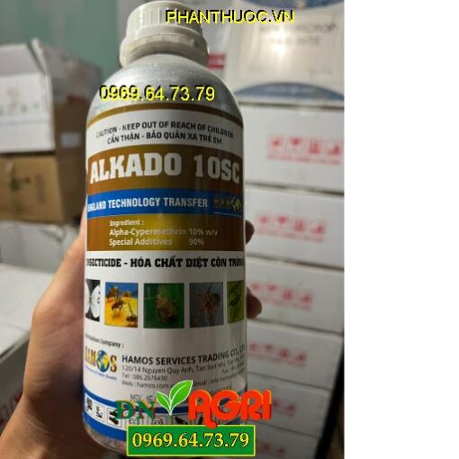 ALKADO 10SC -CHẾ PHẨM DIỆT MUỖI, KIẾN, GIÁN, BỌ CHÉT, CÔN TRÙNG