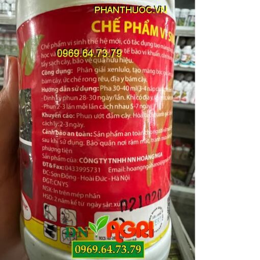 SẠCH NẤM HỒNG, RỆP SÁP, MUỘI ĐEN, NHỆN ĐỎ -CHẾ PHẨM VI SINH TRIBI