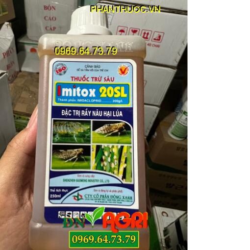 IMITOX 20SL – Đặc Trị Rầy Nâu, Diệt Sâu Trưởng Thành, Sâu Non, Trứng