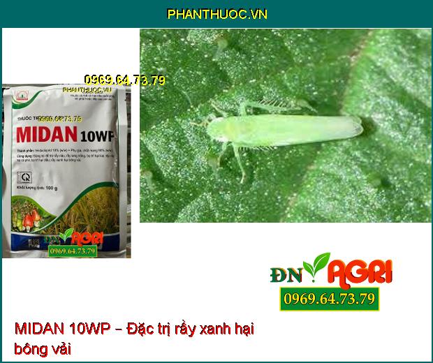 MIDAN 10WP – THUỐC TRỪ RẦY, RỆP, BỌ TRĨ HẠI CÂY TRỒNG