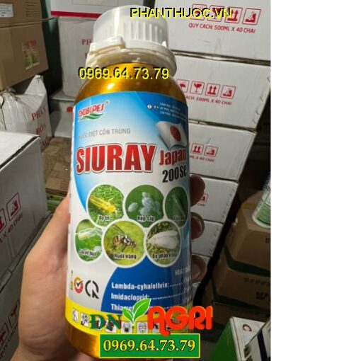 SIURAY JAPAN 200SC- Thuốc Đặc Trị Ruồi Vàng, Bọ Trĩ, Sâu Vẽ Bùa, Bọ Phấn