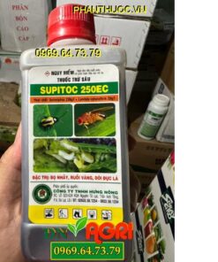 THUỐC TRỪ SÂU SUPITOC 250EC – ĐẶC TRỊ BỌ NHẢY, RUỒI VÀNG, DÒI ĐỤC LÁ