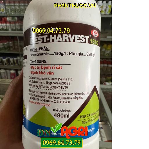 THUỐC TRỪ BỆNH BEST-HARVEST 15SC -DẶC TRỊ NẤM BỆNH HẠI CÂY TRỒNG 480ML