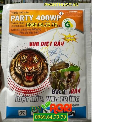 PARTY 400WP -THUỐC ĐẶC TRỊ SÂU, RẦY CHÍCH HÚT HẠI CÂY TRỒNG