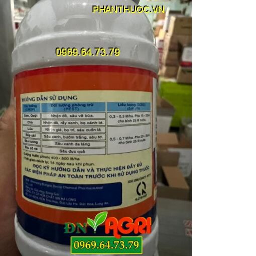 THUỐC TRỪ SÂU AGRI ONE 1 SL HIỆU AGRI A – ĐẶC TRỊ CÁC LOẠI SÂU, NHỆN ĐỎ, GHÉ