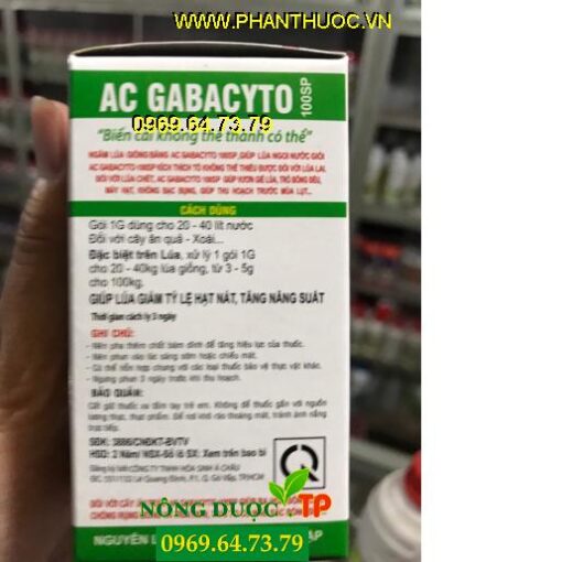 AC GABACYTO 100SP – Thuốc Kích Thích Sinh Trưởng Chuyên Dùng Lúa, Thanh Long, Cây Ăn Trái