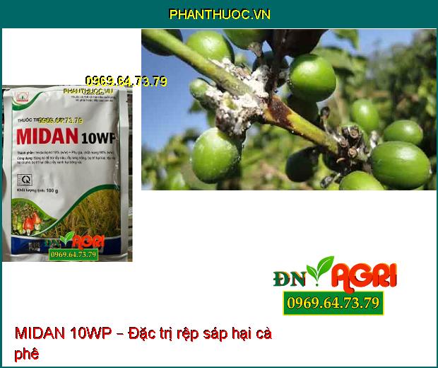 MIDAN 10WP – THUỐC TRỪ RẦY, RỆP, BỌ TRĨ HẠI CÂY TRỒNG