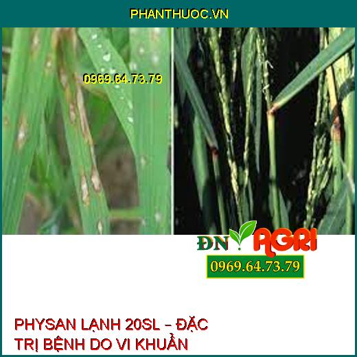 PHYSAN LẠNH 20SL – ĐẶC TRỊ BỆNH DO VI KHUẨN