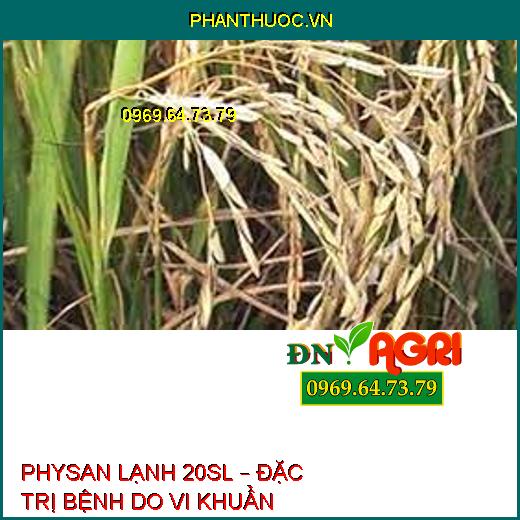 PHYSAN LẠNH 20SL – ĐẶC TRỊ BỆNH DO VI KHUẨN