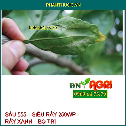 SÂU 555 – SIÊU RẦY 250WP – RẦY XANH – BỌ TRĨ