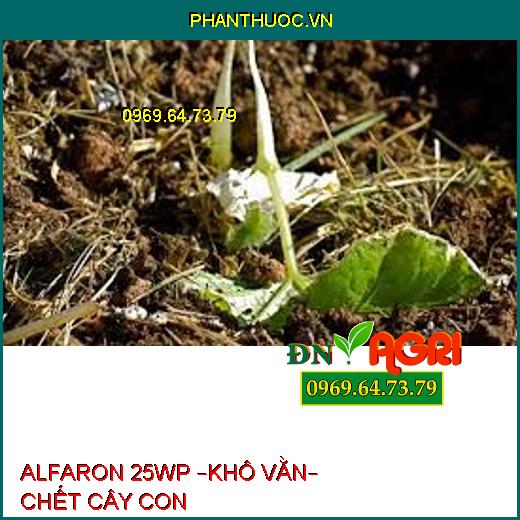 ALFARON 25WP –KHÔ VẰN– CHẾT CÂY CON