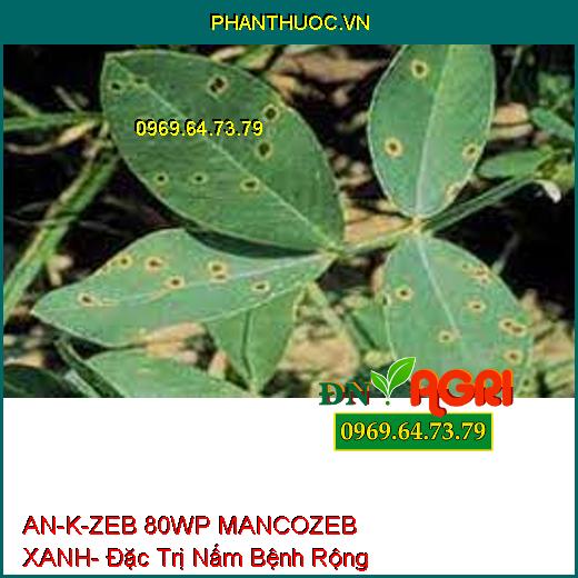 AN-K-ZEB 80WP MANCOZEB XANH- Đặc Trị Nấm Bệnh Phổ Rộng