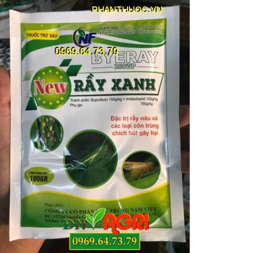 BYERAY 250WP RẦY XANH -Đặc Trị Rầy Xanh Rầy Nâu-Côn Trùng Chích Hút