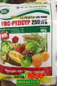 RBC- PYZICYP 250WG – Đặc Trị Sâu Vẽ Bùa- Rệp Sáp- Rầy Mềm- Côn Trùng