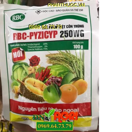 RBC- PYZICYP 250WG – Đặc Trị Sâu Vẽ Bùa- Rệp Sáp- Rầy Mềm- Côn Trùng