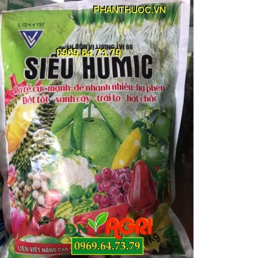 SIÊU HUMIC- Ra Rễ Cực Mạnh- Đẻ Nhánh Nhiều- Đất Tốt Xanh Cây- Hạt Chắc