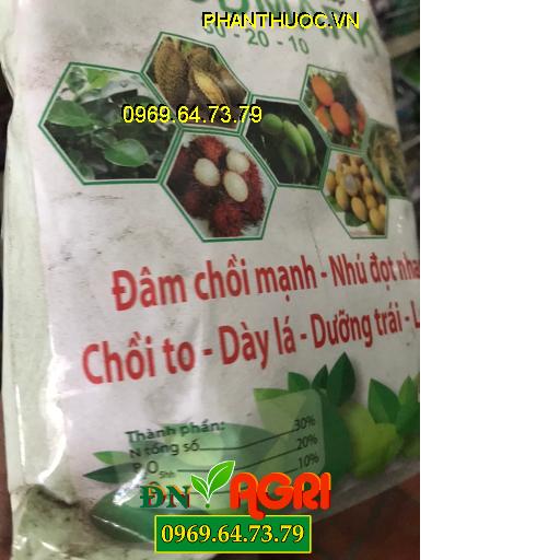 GOODMARD 30-20-10 Đâm Chồi Mạnh-Nhú Đọt Nhanh-Dày Lá Trái Lớn