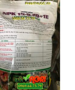 GROWMORE BUD BLOSSOM NPK 15-9-20+TE -Phát Triển Bộ Rễ Thân Lá Cành Khỏe