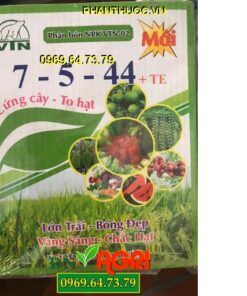 7-5-44+TE – Tạo Mầm Hoa – Làm Hoa Trái Vụ – Làm Ngọt Trái- Chắc Hạt To Củ7-5-44+TE – Tạo Mầm Hoa – Làm Hoa Trái Vụ – Làm Ngọt Trái- Chắc Hạt To Củ