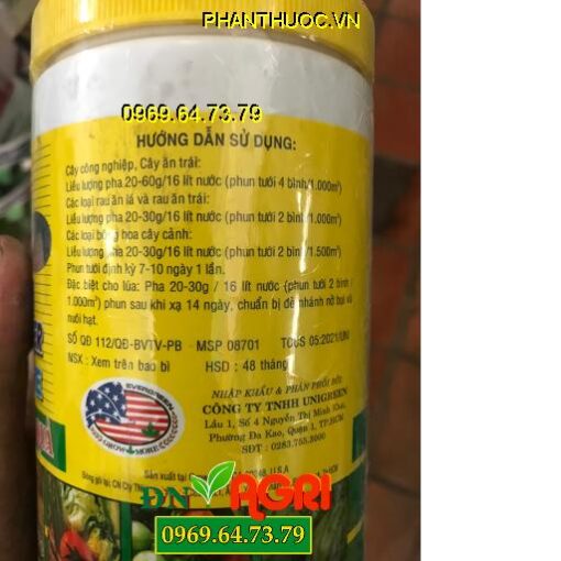 NPK 6-30-30+TE BUD BLOSSOM- Kích Ra Hoa, Đẻ Nhánh Khỏe, Tăng Đậu Trái