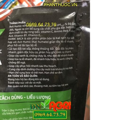 HUCMIC BACA SEAWEED VÀ VITAMIN- Ra Rễ Nhanh- Nhú Đọt- Đẻ Nhánh Mạnh