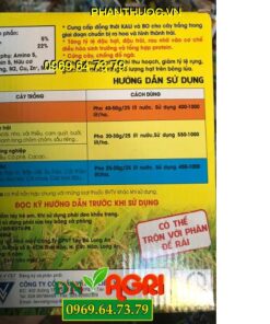 SIÊU KALI -BO -Tăng Đậu Hạt To Trái -Cứng Cây Khỏi Lo Rụng Trái