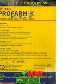 SIÊU KALI – PROFARM-K – Thúc Ra Hoa Sớm -Bung Hoa Mạnh – Dai Cuống