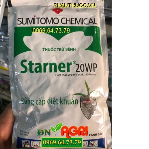 STARNER 20WP -Đặc Trị Vi Khuẩn Gây Bệnh Thối Nhũn, Cháy Bìa Lá, Ghẻ Sẹo