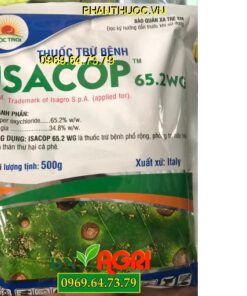 THUỐC TRỪ BỆNH ISACOP 65.2WG – Đặc Trị Bệnh Thán Thư Gốc Đồng,Phổ Rộng