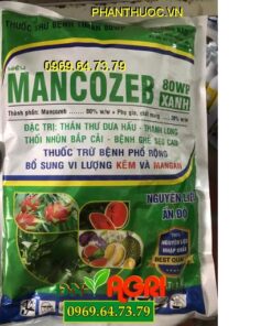 MANCOZEB 80WP XANH – Đặc Trị Thán Thư – Thối Nhũn – Ghẻ Sẹo