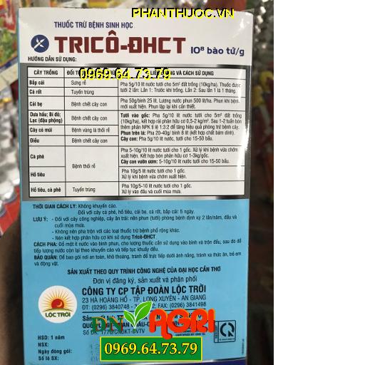 THUỐC TRỪ BÊNH SINH HỌC TRICÔ – ĐHCT ĐẶC TRỊ BỆNH VÀNG LÁ , THỐI RỄ DO NẤM