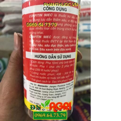 CONFITIN 90EC USS 90 – Đặc Trị Sâu Lông, Bọ Xít Hôi, Rầy Xanh