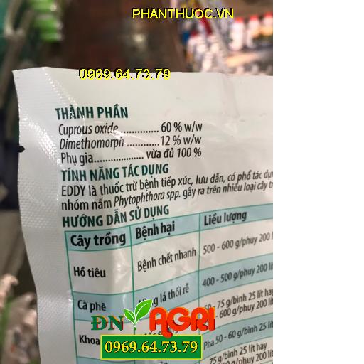 EDDY 72WP – Đặc Trị Mốc Sương – Vàng Lá Thối Rễ Hại Cây Trồng