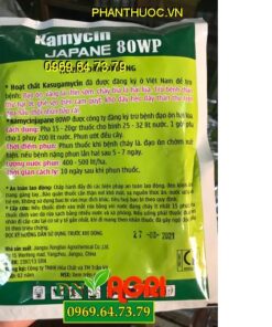 KAMYCIN JAPANE 80WP – Đặc Trị Vi Khuẩn Bệnh Cháy Bìa Lá Hại Lúa