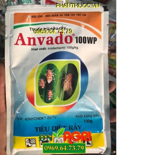 ANVADO 100WP – Đặc Trị Rầy Xanh Rầy Nâu – Trứng Rầy Không Nở Được