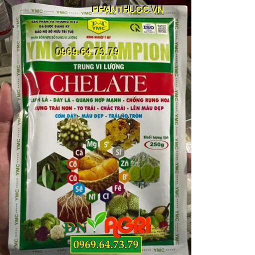 YMC 1 CHAMPION CHELATE- Xanh Lá, Dày Lá, Chống Rụng Hoa, Trái Non, To Trái