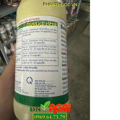 BASFOLIAR COMBI STIPP: Chống Rụng Trái, Thối Trái, Trái Chắc Khỏe, To, Bóng, Đẹp