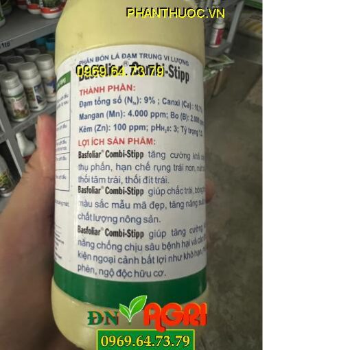 BASFOLIAR COMBI STIPP: Chống Rụng Trái, Thối Trái, Trái Chắc Khỏe, To, Bóng, Đẹp