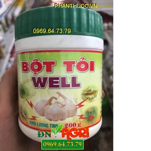 BỘT TỎI WELL – Phòng Ngừa Dịch Bệnh Và Xua Đuổi Côn Trùng