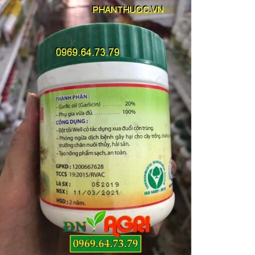 BỘT TỎI WELL – Phòng Ngừa Dịch Bệnh Và Xua Đuổi Côn Trùng