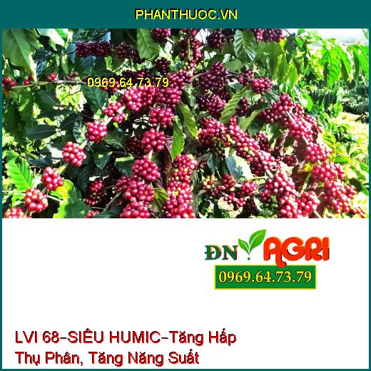 PHÂN BÓN VI LƯỢNG LVI 68 – SIÊU HUMIC –Tăng Hấp Thụ Phân, Tăng Năng Suất