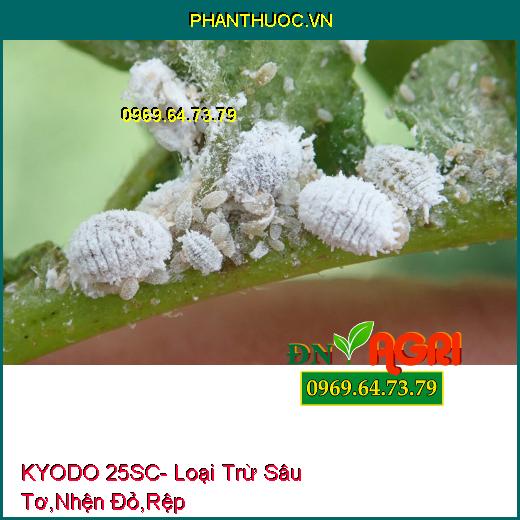 KYODO 25SC- Loại Trừ Sâu Tơ, Nhện Đỏ, Rệp, Sâu Xanh, Bọ Phấn