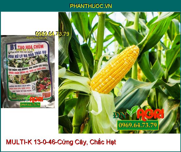 PHÂN BÓN LÁ CAO CẤP MULTI-K 13-0-46-Tăng Năng Suất, Tăng Độ Ngọt