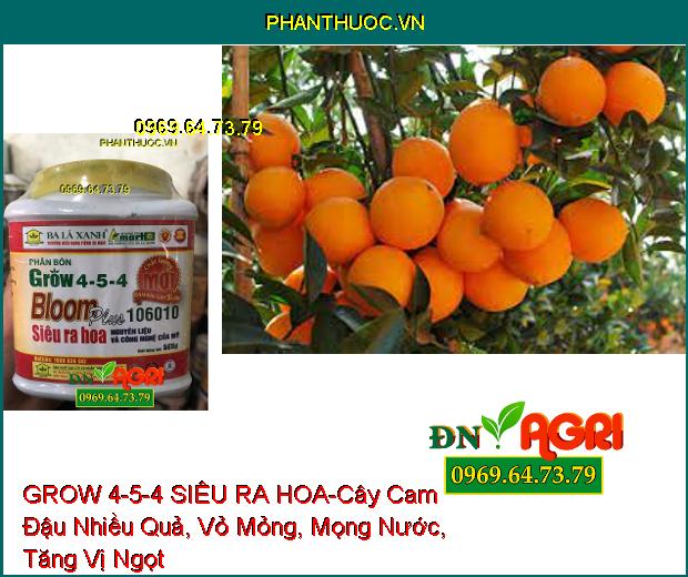 PHÂN BÓN GROW 4-5-4 SIÊU RA HOA-Tăng Đậu Qủa, Lúa Chắc Hạt, Cứng Cây