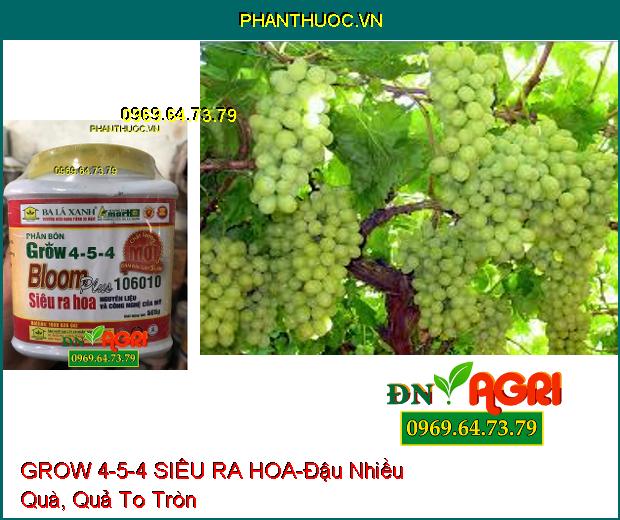 PHÂN BÓN GROW 4-5-4 SIÊU RA HOA-Tăng Đậu Qủa, Lúa Chắc Hạt, Cứng Cây