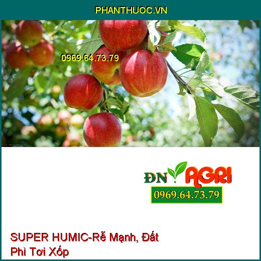 PHÂN BÓN LÁ SINH HỌC SUPER HUMIC-Rễ Mạnh Như Rồng, Đất Phì Tơi Xốp