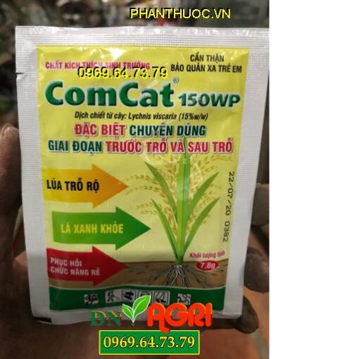 COMCAT 150WP – Dùng Cho Cây Lúa Trỗ Rộ – Lá Xanh Khỏe – Chín Đồng Loạt