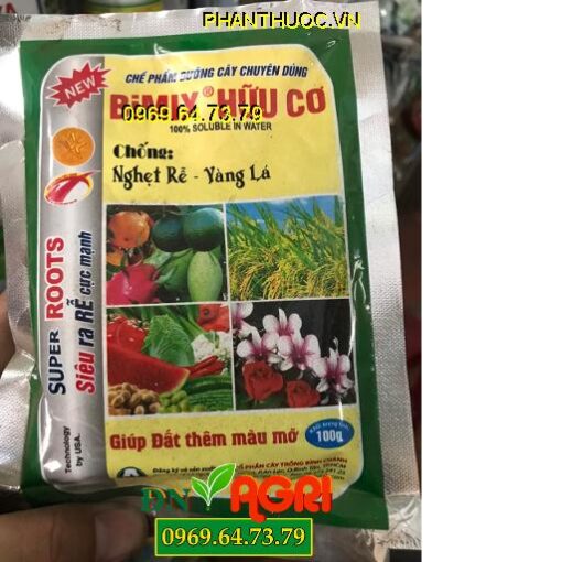 SUPER ROOTS BIMIX HỮU CƠ -Siêu Ra Rễ Mạnh-Chống Nghẹt Rễ Vàng Lá