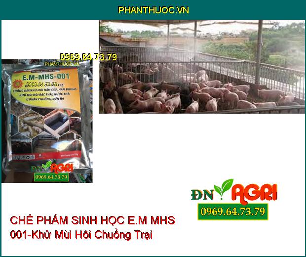 CHẾ PHẨM SINH HỌC E.M MHS 001-Khử Mùi Hôi, Phân Giải Chất Hữu Cơ